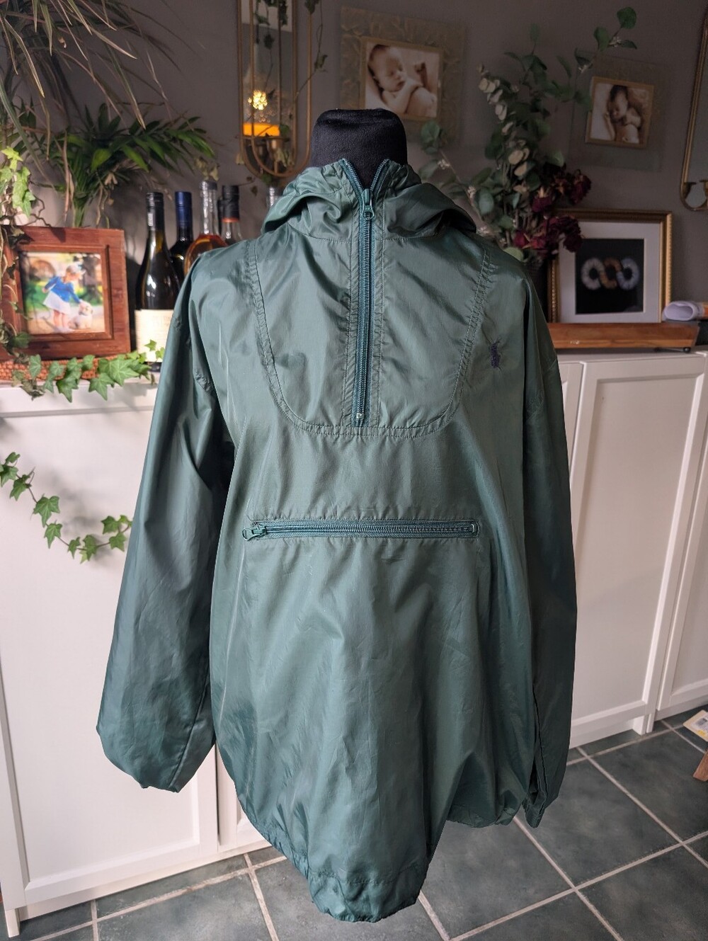 Ralph Lauren Vintage Men’s Green Packable Anorak Jacket